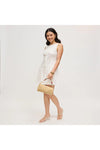 Rachel Straw Clutch Natural