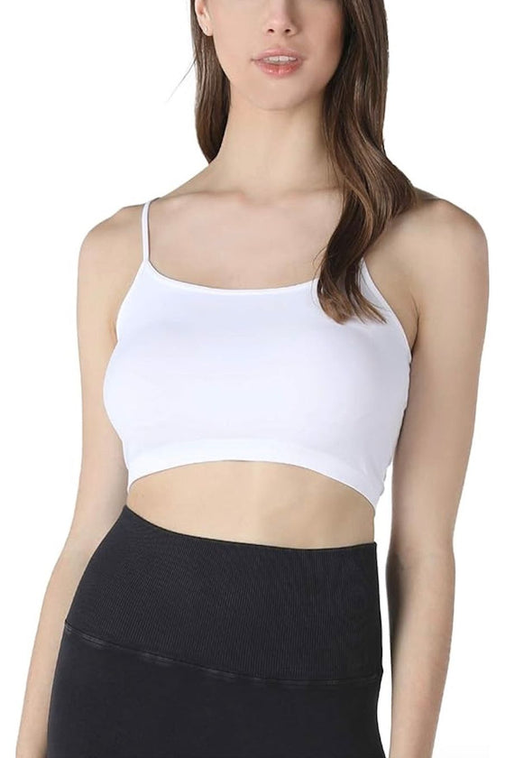 White Bra Top OS