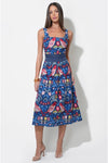 Kaili Embroidered Midi Dress