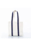 Four Bottle Canvas Wine Carrier - Navy