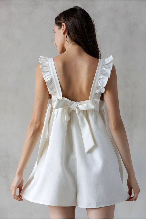 Celia Romper Ivory