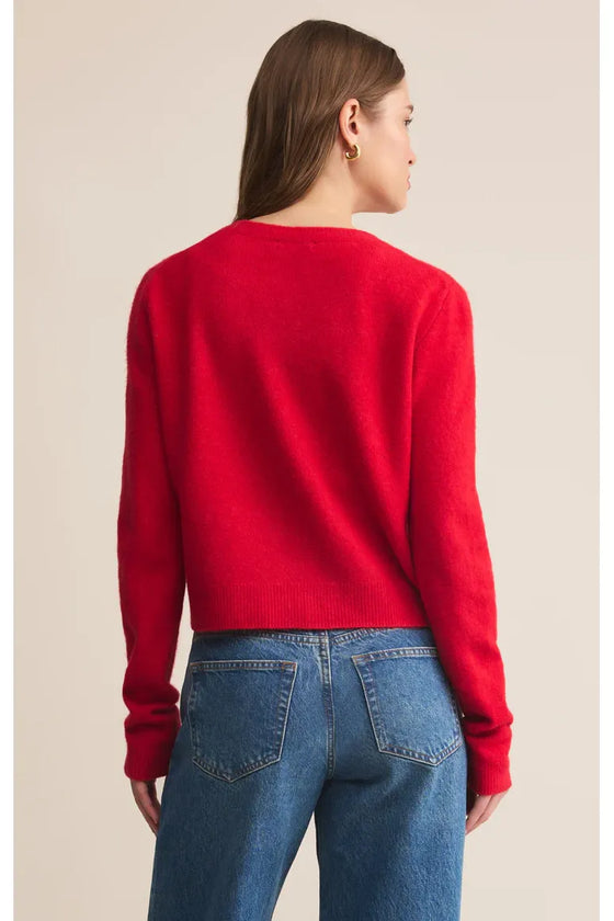 Medina Cardigan Red
