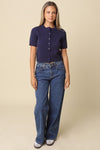 Hope Top- Navy