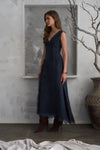 Lace Insert Midi Dress