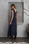 Lace Insert Midi Dress