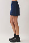 Nell Toggle Denim Mini Skirt