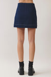 Nell Toggle Denim Mini Skirt
