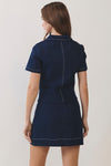 Sutton Frog Closure Denim Top