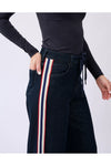 Ember Side Stripe Wide-Leg Jean - Aspen