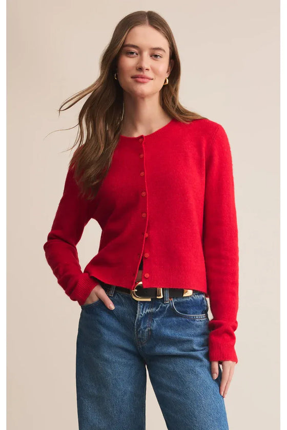 Medina Cardigan Red