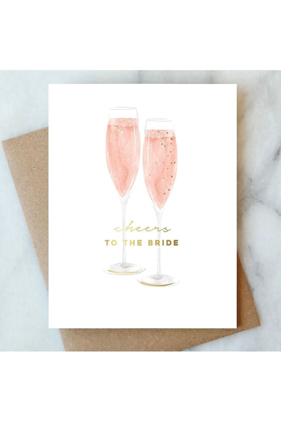 Bubbles for the Bride Card