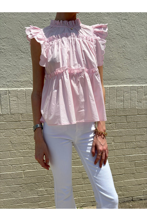 Scallop Tiered Top