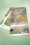 Beige Flower Scarf