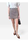 Naya Tweed Mini Skirt - Chestnut