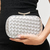 Silver Allison Evening Bag