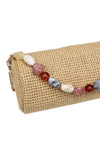 Rachel Straw Clutch Natural
