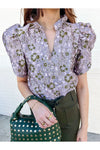 Embossed Floral Top