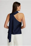 SUSAN TIE NECK TOP