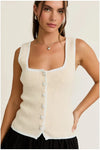 Brenda Square Neck Top