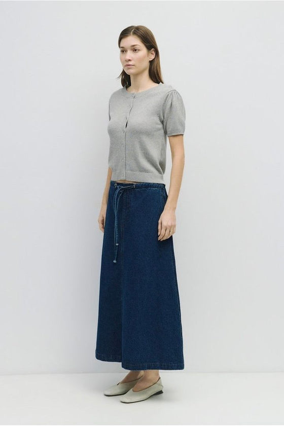 Grey Short Sleeve Cardi
