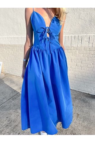 Blue Midi Dress