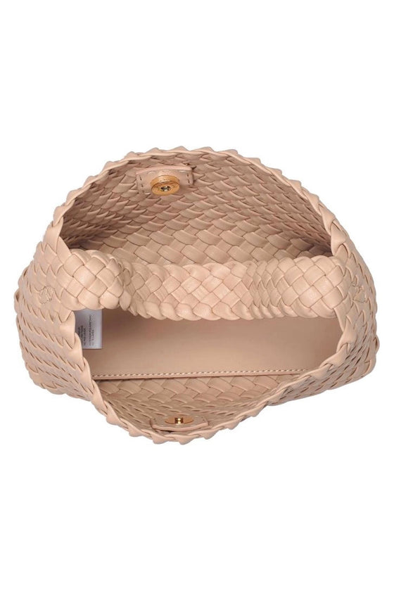 Natural Kaia Woven Crossbody