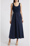 Navy Knit Midi