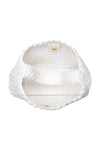 White Kaia Woven Crossbody