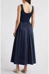 Navy Knit Midi