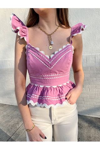 Jenny Pink Top