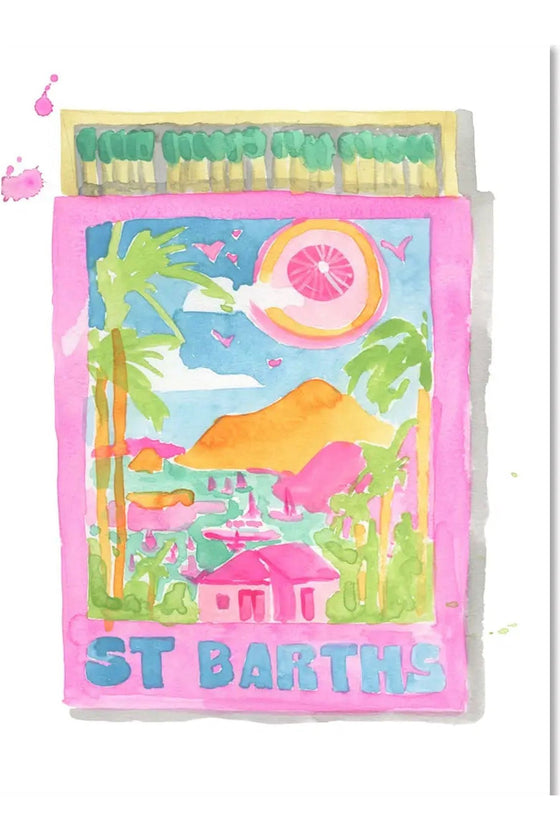 SALE St. Barths Matchbook