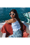 Ashbury Sky Sunglasses- CREAM/NAVY
