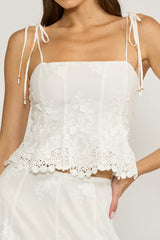 ALICE EYELET TOP