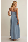 Angel Eyes Twill Midi Dress