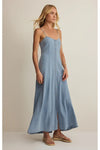 Angel Eyes Twill Midi Dress