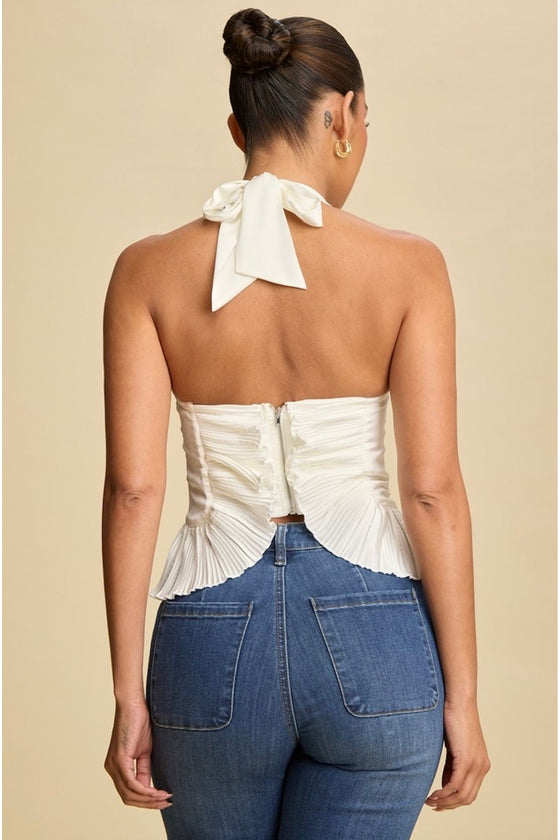 Peyton Pleated Top