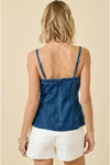 DENIM BABYDOLL TOP