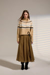 Cinnamon Turtleneck Sweater - Beige
