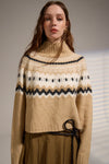 Cinnamon Turtleneck Sweater - Beige