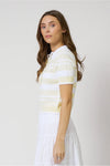 BIRDIE LACE UP TEE