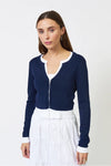 BROOKLYN DOUBLE LAYER CARDIGAN