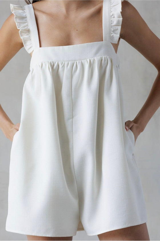 Celia Romper Ivory