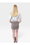 Naya Tweed Mini Skirt - Chestnut