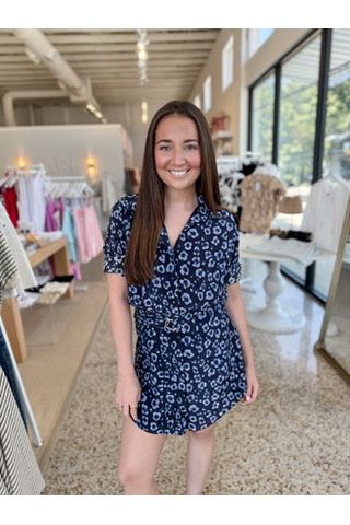 Gabriella Print Mini Dress