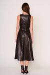 Celeste Leather Midi Dress