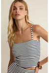 Caffari Stripe Tube Top
