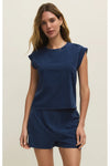 Camino Jersey Denim Top