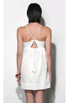 Daisy Embroidered Popover Mini Dress