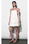 Daisy Embroidered Popover Mini Dress