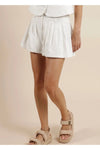 Linen Pleated Shorts